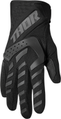 Thor Youth Spectrum Gloves - Black - Medium 3332-1595 - Cycle City Outdoors