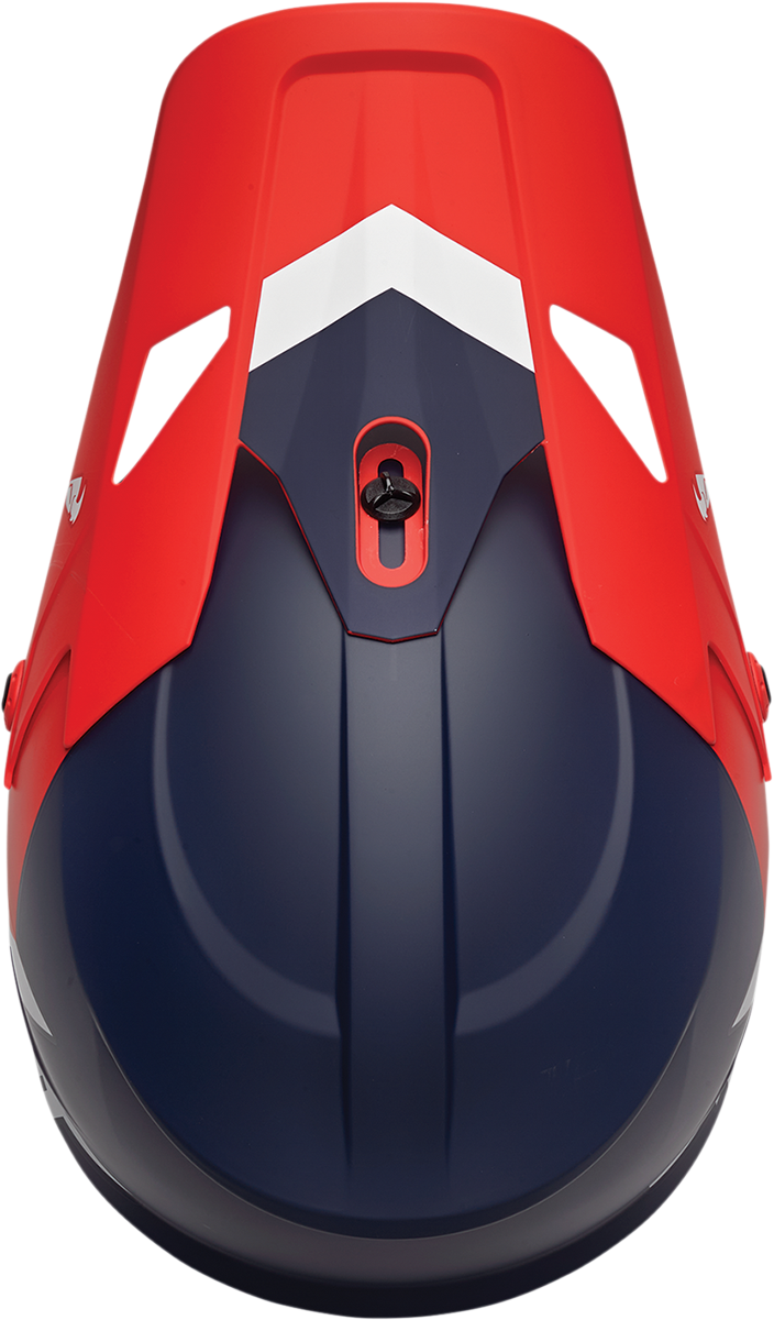 Thor Youth Sector Helmet - Chev - Red/Navy - Large 0111-1474 - Cycle City Outdoors