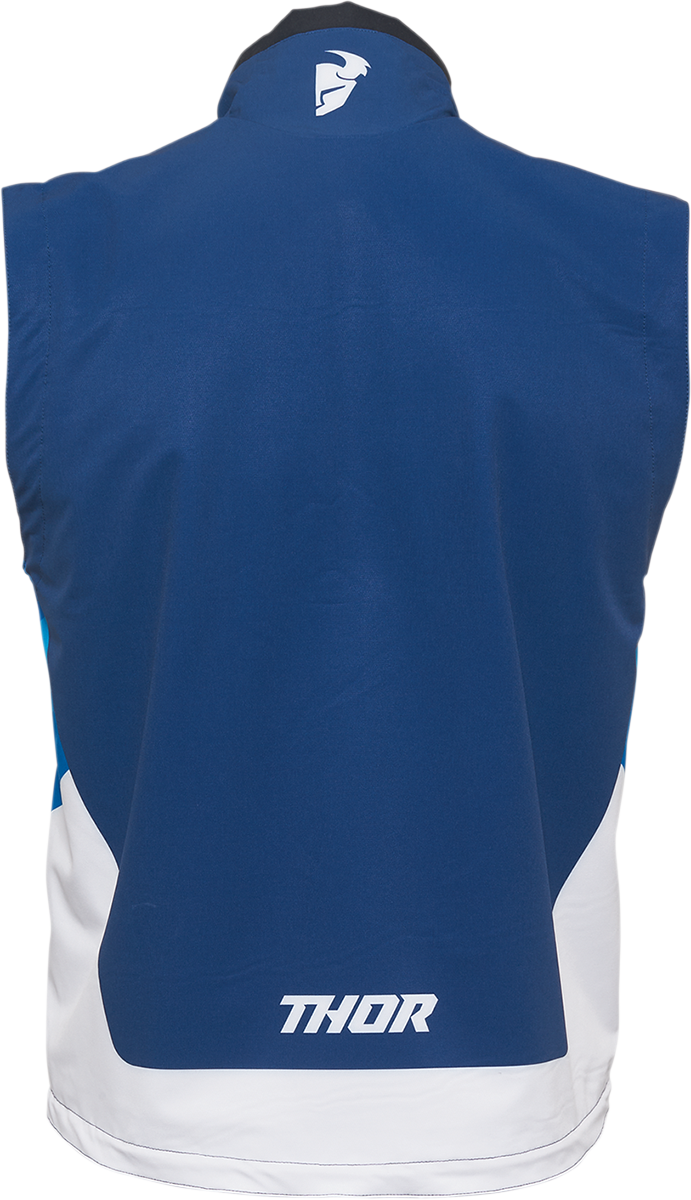 Thor Warmup Vest - Navy/White - XL 2830-0604 - Cycle City Outdoors
