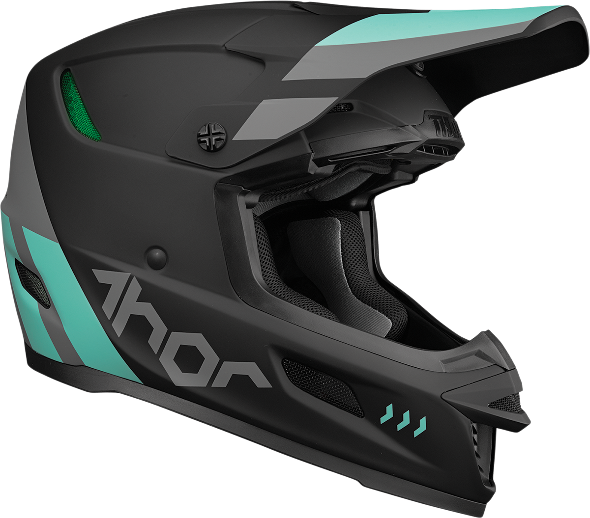 Thor Reflex Helmet - Cube - MIPS? - Black/Mint - Medium 0110-7451 - Cycle City Outdoors
