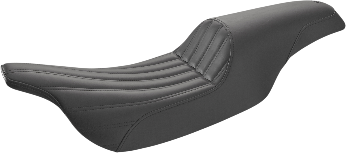SADDLEMEN Knuckle Profiler™ Seat - Black - FLH/FLT '97-'07 897-07-047K