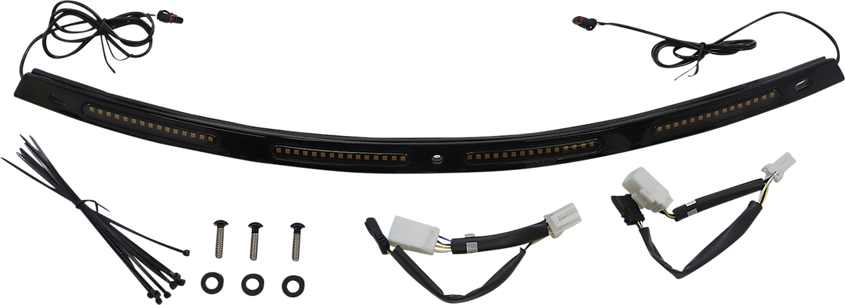 Custom Dynamics Windshield Trim - Black CD-WT2-01-B - Cycle City Outdoors