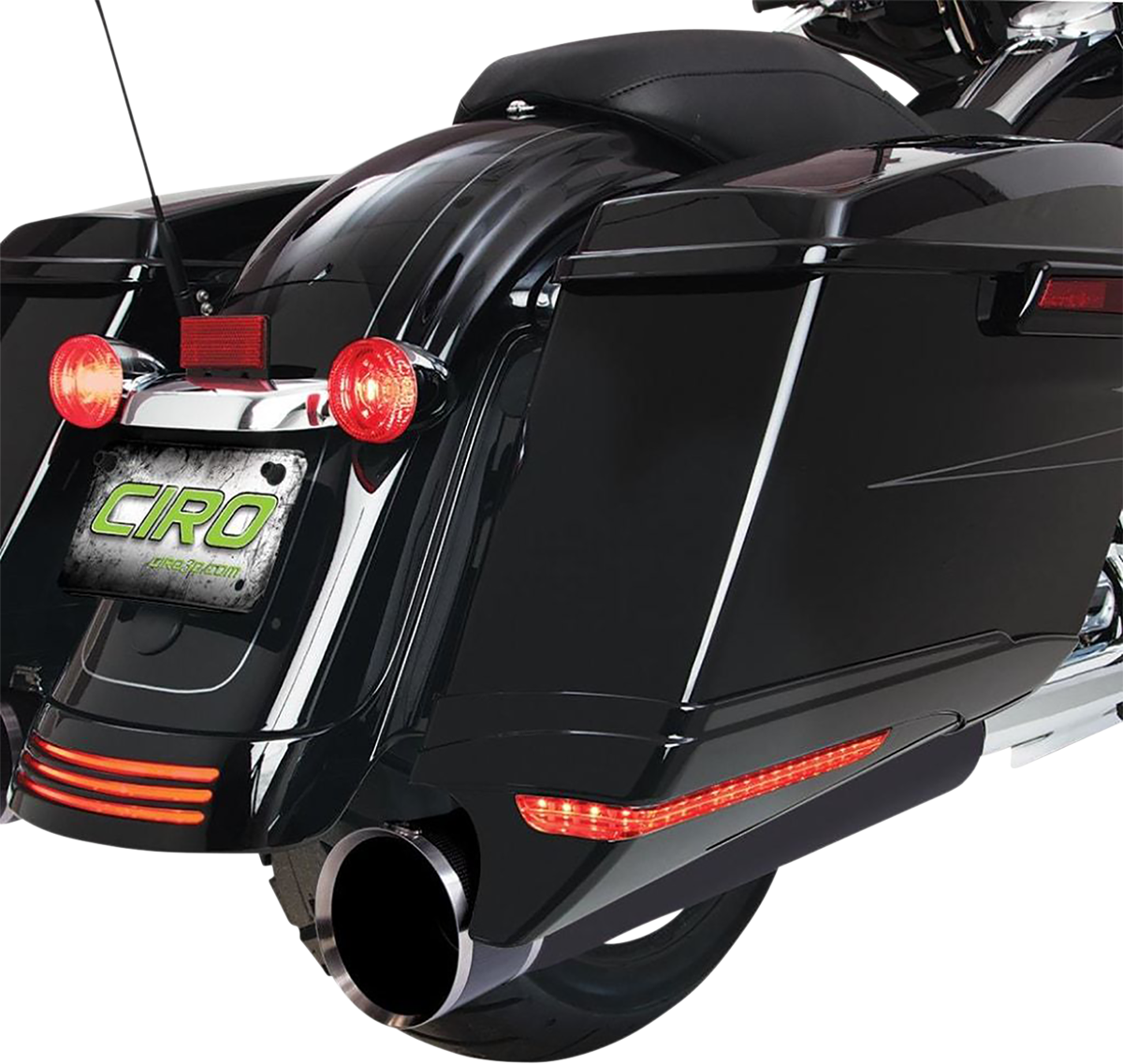 CIRO Saddlebag Extensions - '14-'21 - Black 40111 - Cycle City Outdoors