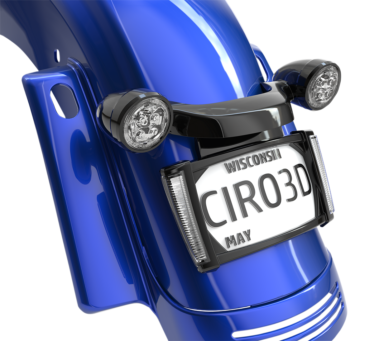 CIRO License Plate Frame - Black - Smoke 40303 - Cycle City Outdoors