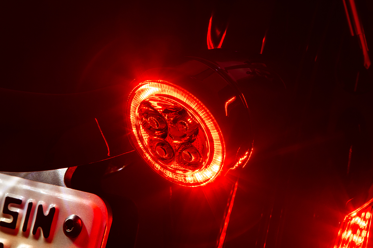 CIRO Turn Signal Insert - Red LED - Red Lens - Black 45720