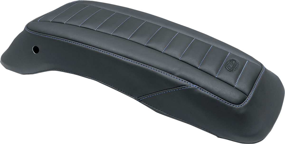 MUSTANG Saddlebag Lid Covers - Black/Blue - '14-'21 FL 77640SB