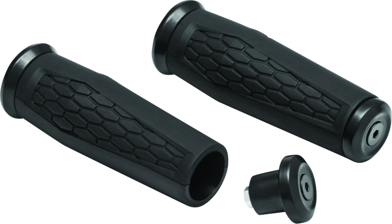 Kuryakyn Hex Grips 1inch Universal Black - Cycle City Outdoors