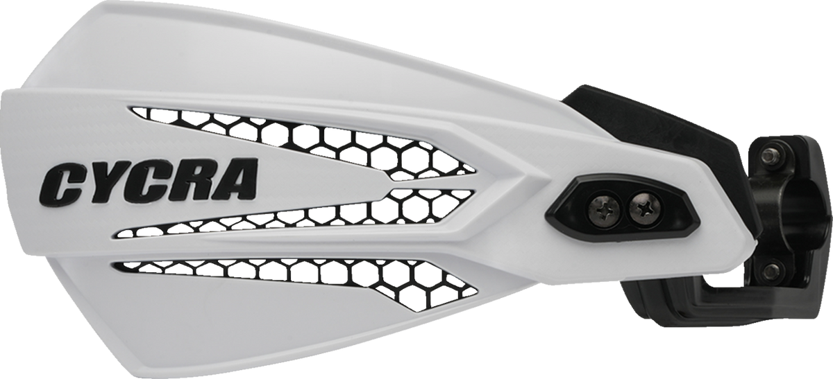 Cycra 1CYC-0057-42X MX-Race Handguards - White/Black | ATV/UTV/Off-Road