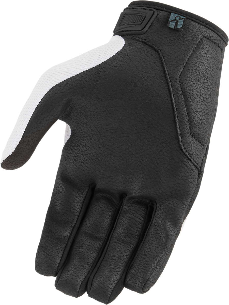 ICON Hooligan* CE Gloves - White - Medium 3301-4391