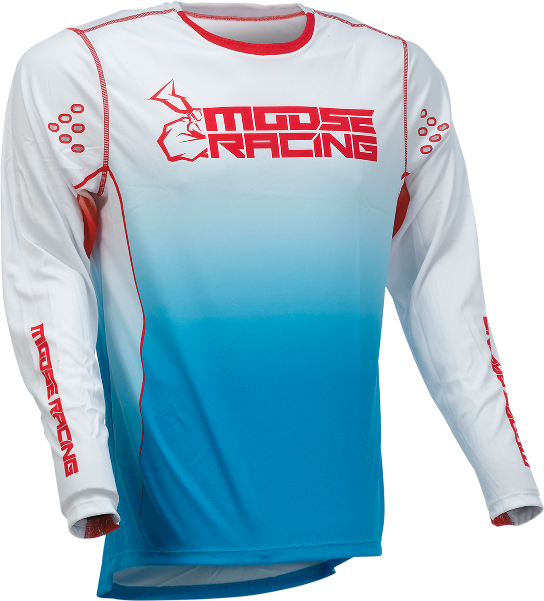 MOOSE RACING Agroid Jersey - Red/White/Blue - XL 2910-6991 - Cycle City Outdoors
