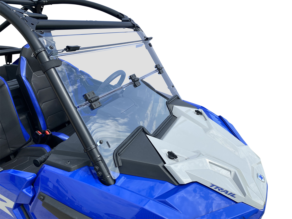MOOSE UTILITY Full Folding Windshield - Deluxe - RZR Trail V000291-12200M