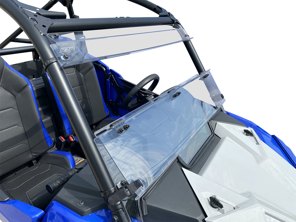 MOOSE UTILITY Full Folding Windshield - Deluxe - RZR Trail V000291-12200M