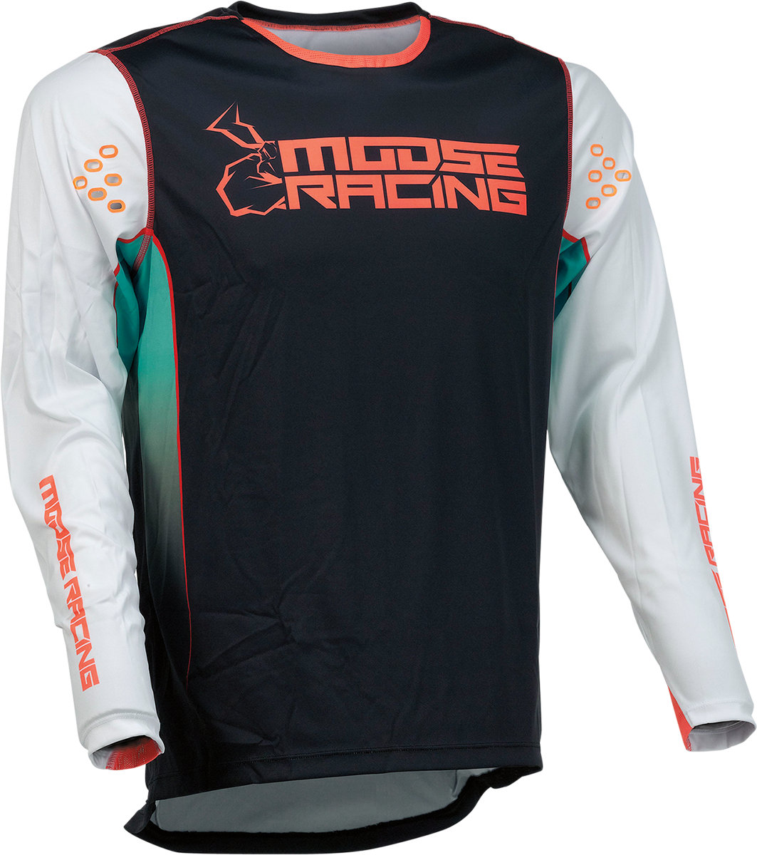 MOOSE RACING Agroid Jersey - Teal/Black - Small 2910-6994 - Cycle City Outdoors