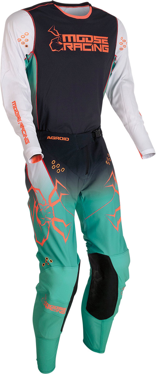 MOOSE RACING Agroid Jersey - Teal/Black - Small 2910-6994 - Cycle City Outdoors
