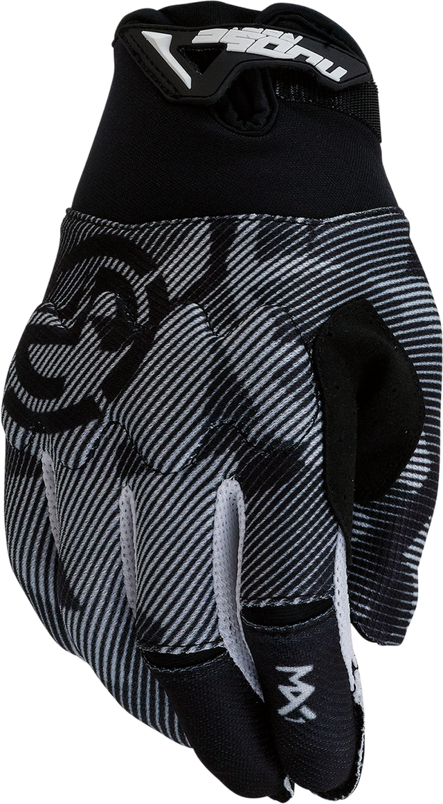 MOOSE RACING Youth MX1* Gloves - Black/White - Small 3332-1718 - Cycle City Outdoors