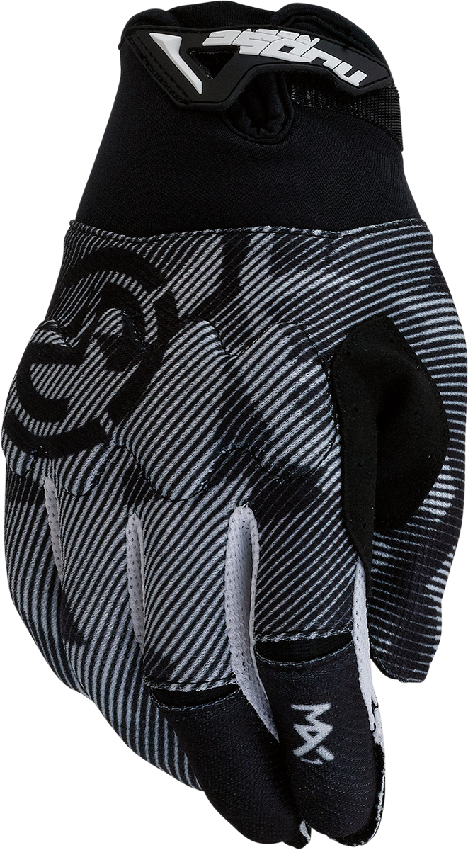 MOOSE RACING Youth MX1* Gloves - Black/White - Large 3332-1720 - Cycle City Outdoors
