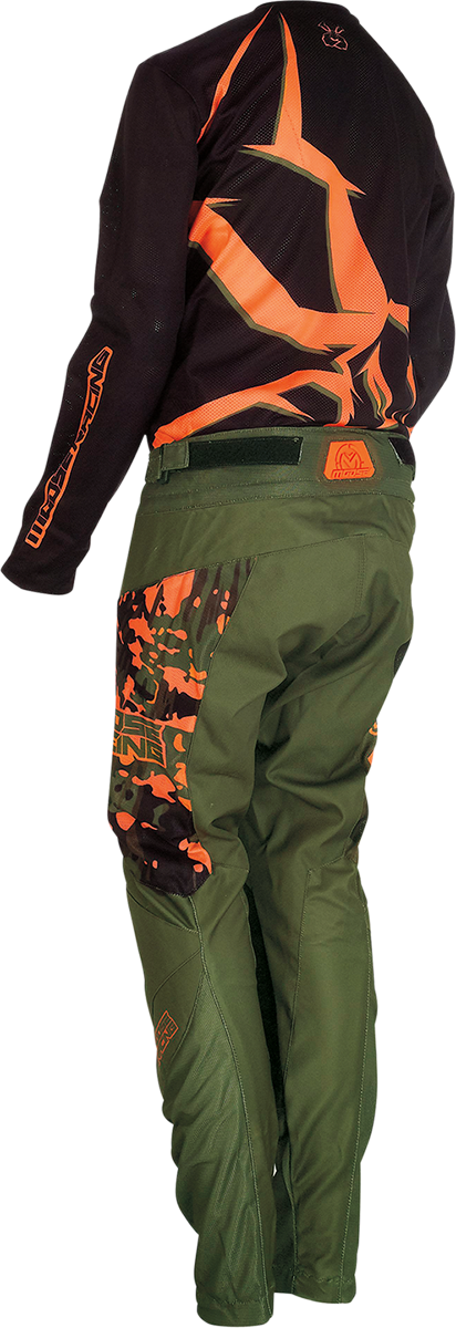 MOOSE RACING Youth Agroid Pants - Olive/Orange - 18 2903-2177 - Cycle City Outdoors