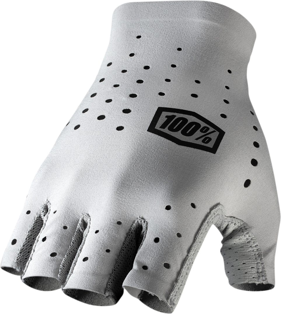 100% Sling Short Finger MTB Gloves - Gray - Medium 10021-00006