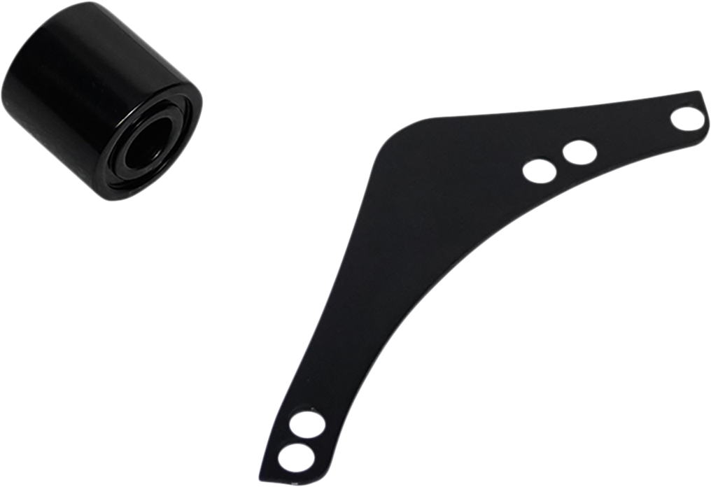 ARLEN NESS Replacement Breather Bolt Cover Plate - Inverted/Method/Clear Tear/Sidekick - Left - Black 600-064