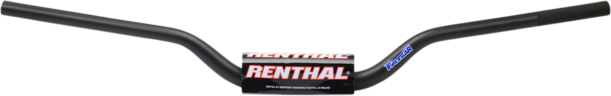 RENTHAL Handlebar - Fatbar - 673 - Trials 100 Bou/Lampkin - Black 673-01-BK - Cycle City Outdoors