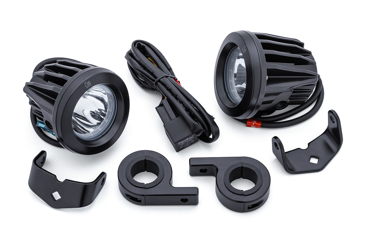 Ciro Spotlight w/ Engine Guard Mount - Black 45019 - Cycle City Outdoors