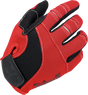 BILTWELL Moto Gloves - Red/White/Blue - Small 1501-1208-002