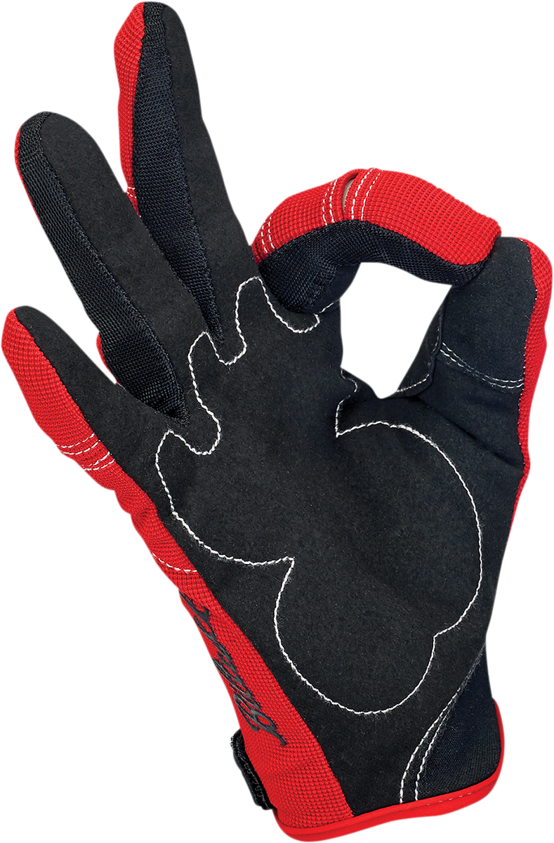 BILTWELL Moto Gloves - Red/White/Blue - XS 1501-1208-001