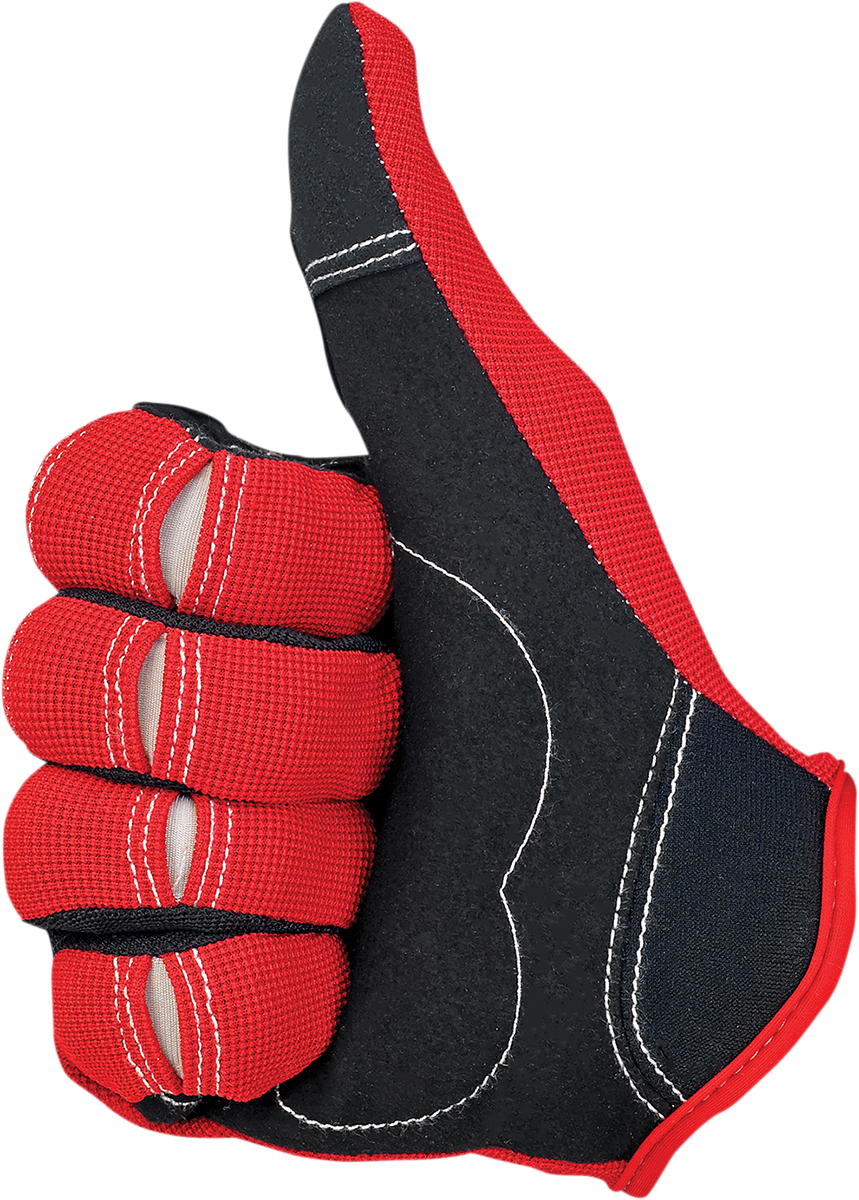 BILTWELL Moto Gloves - Red/White/Blue - XS 1501-1208-001