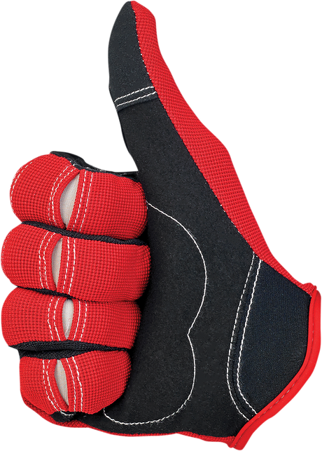 BILTWELL Moto Gloves - Red/White/Blue - XS 1501-1208-001