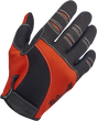 BILTWELL Moto Gloves - Orange/Black - Large 1501-0106-004