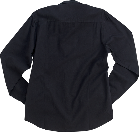 BILTWELL Blackout Lightweight Flannel - Black - Small 8145-068-002