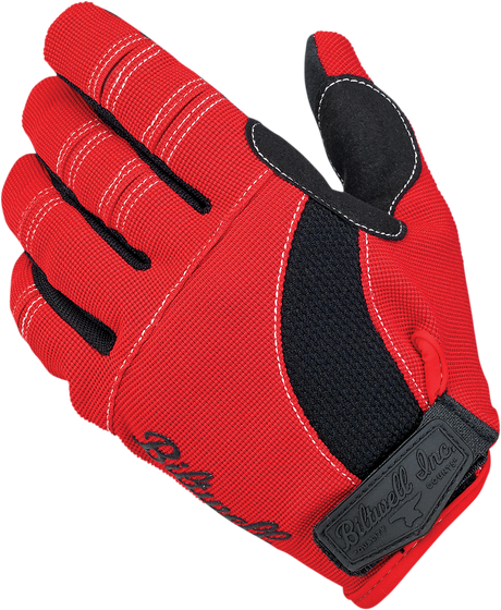 BILTWELL Moto Gloves - Red/White/Blue - Small 1501-1208-002