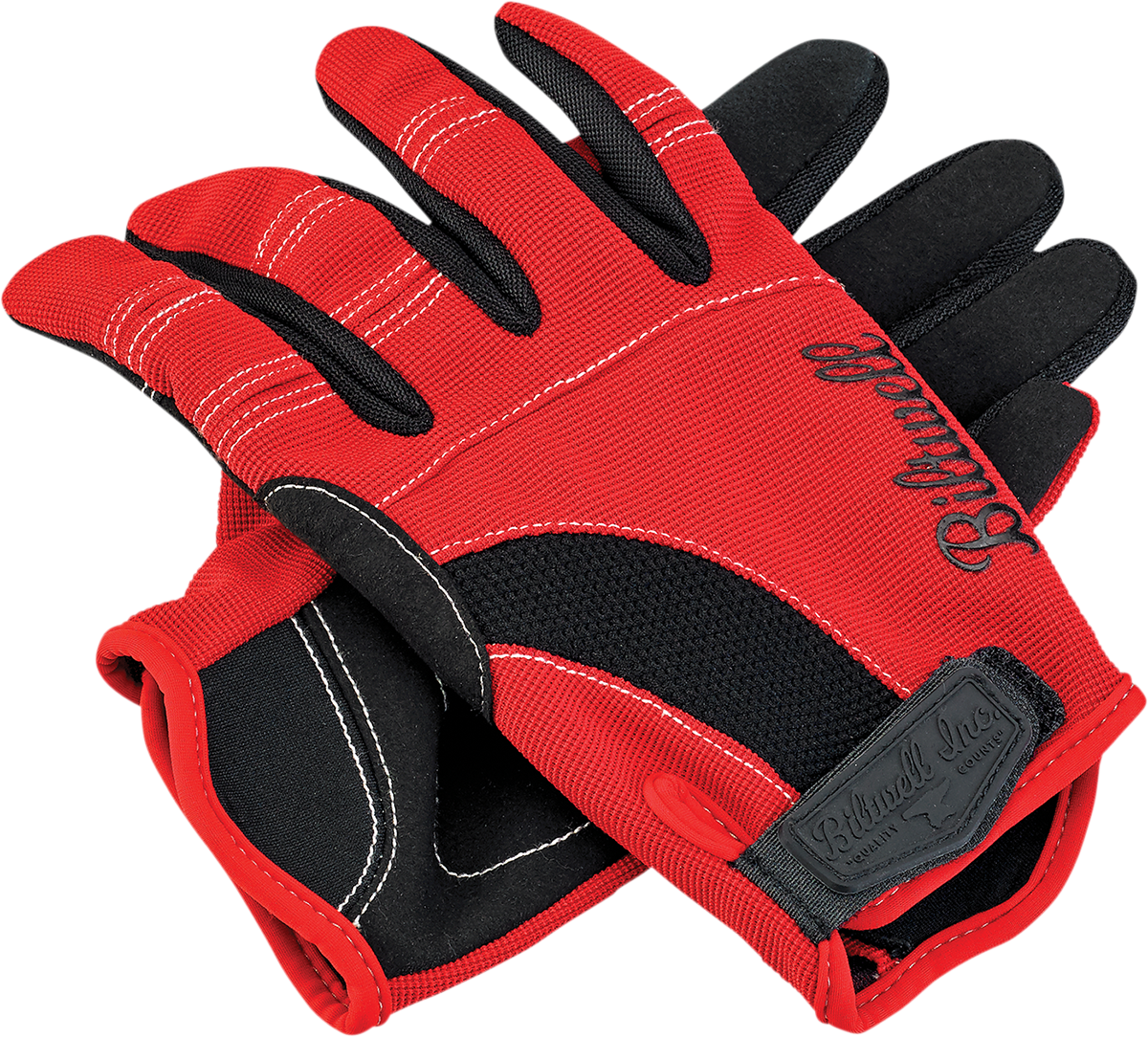 BILTWELL Moto Gloves - Red/White/Blue - Small 1501-1208-002