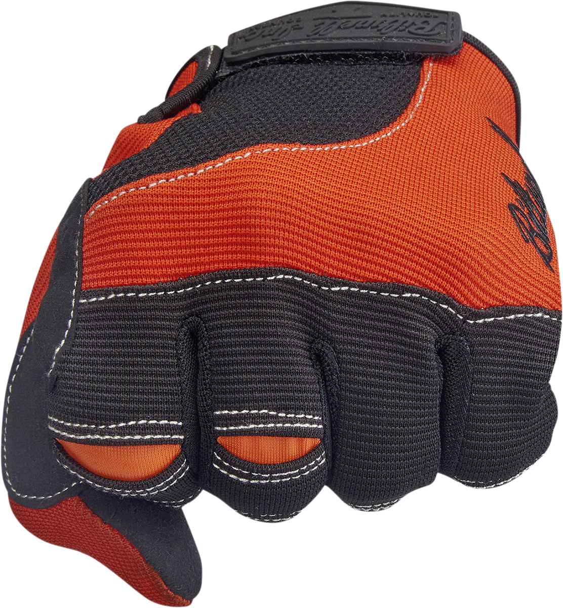 BILTWELL Moto Gloves - Orange/Black - Large 1501-0106-004