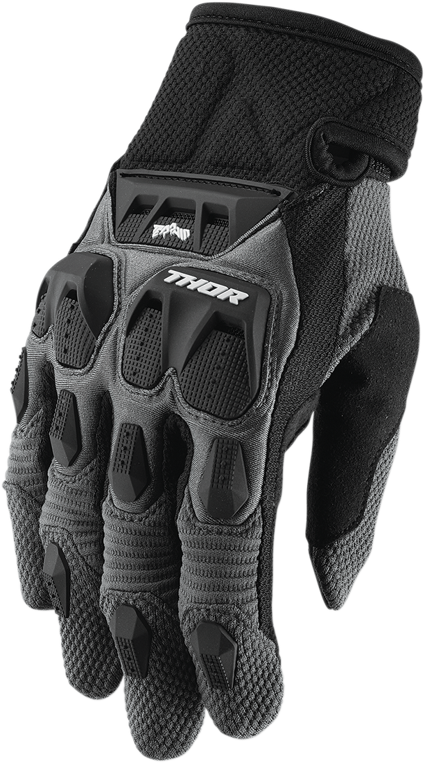 Thor Terrain Gloves - Charcoal - Large 3330-5157 - Cycle City Outdoors