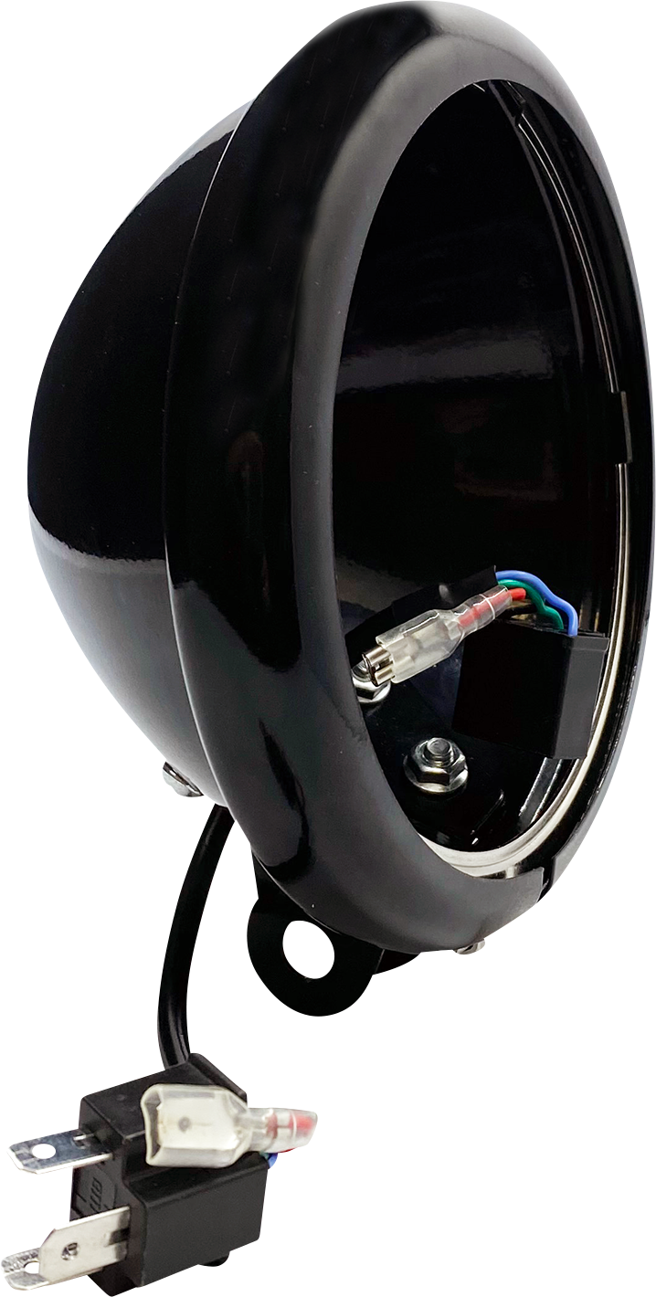 Custom Dynamics Headlight Bucket - 5-3/4" - Black CD-18ST-BUCKET - Cycle City Outdoors