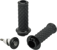 BILTWELL Alumicore Grips - Dual Cable - Black 6604-201-01