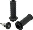 BILTWELL Alumicore Grips - TBW - Black 6605-201-01