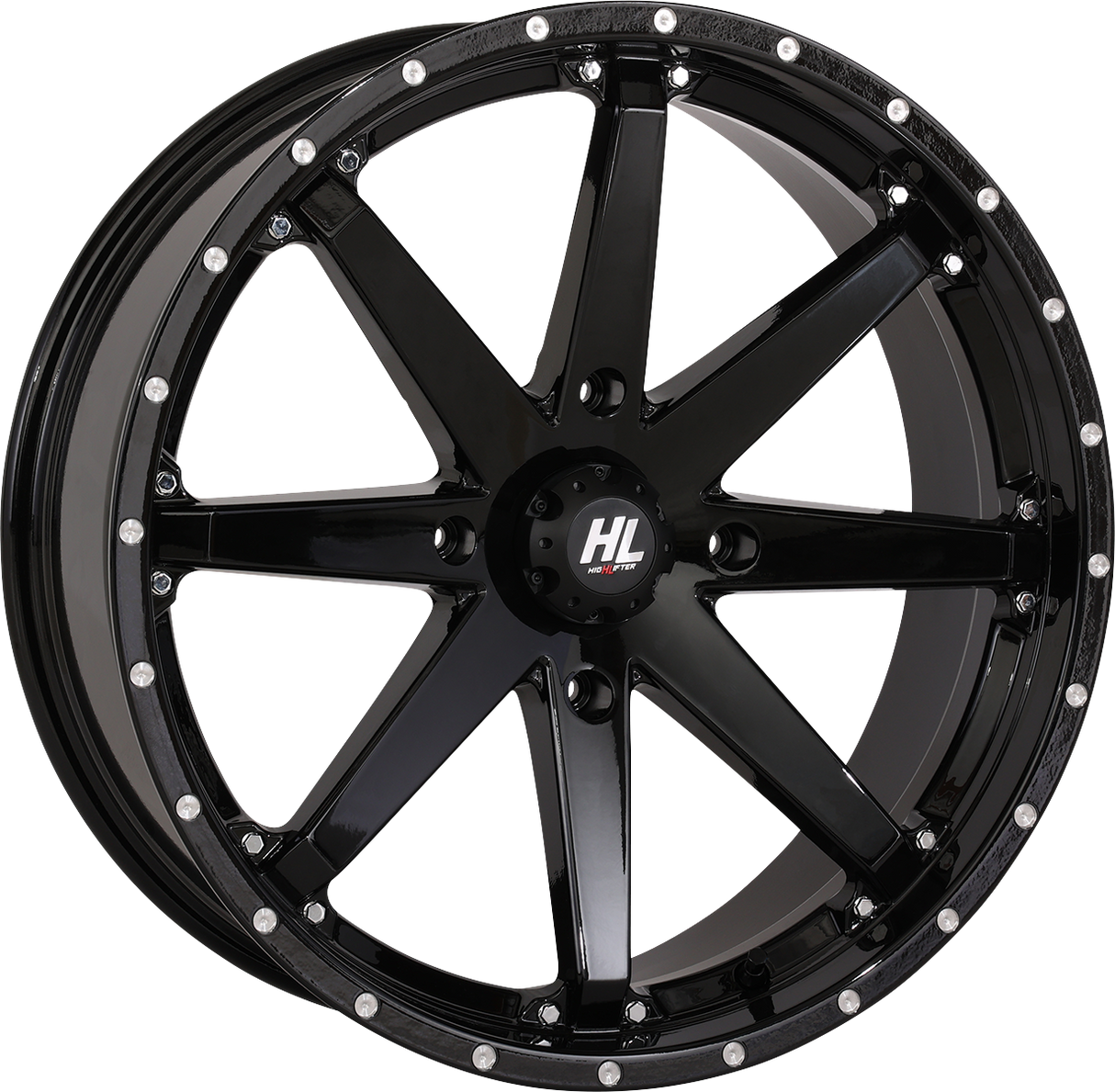 HIGH LIFTER Wheel - HL10 - Front/Rear - Gloss Black - 20x7 - 4/156 - 4+3 (+10 mm) 20HL10-1256