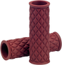 BILTWELL Alumicore Grips - Replacement - Oxblood 6706-0301