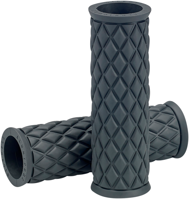 BILTWELL Alumicore Grips - Replacement - Gray 6706-0501