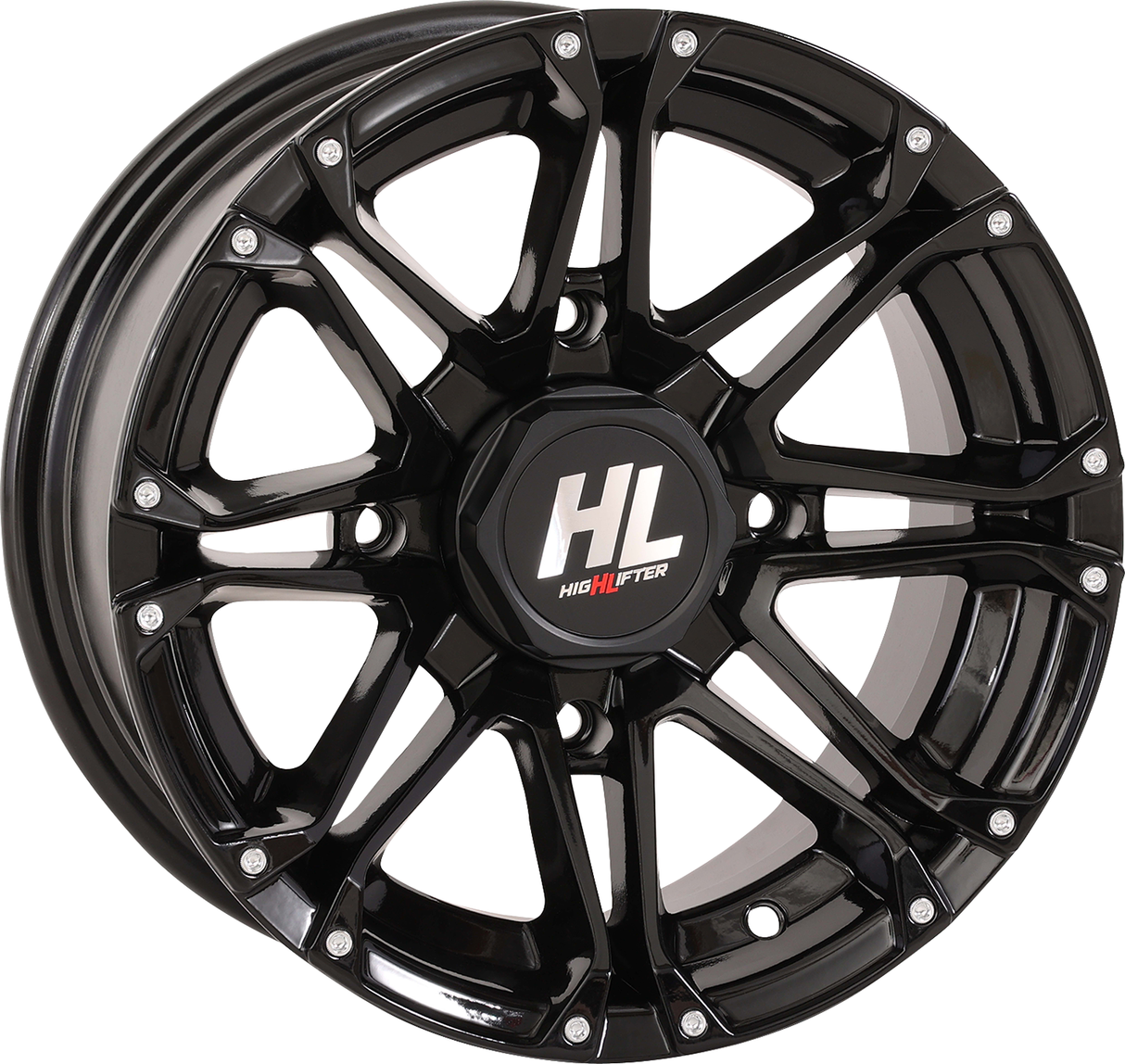 HIGH LIFTER Wheel - HL3 - Front/Rear - Gloss Black - 14x7 - 4/156 - 4+3 (+5 mm) 14HL03-1256