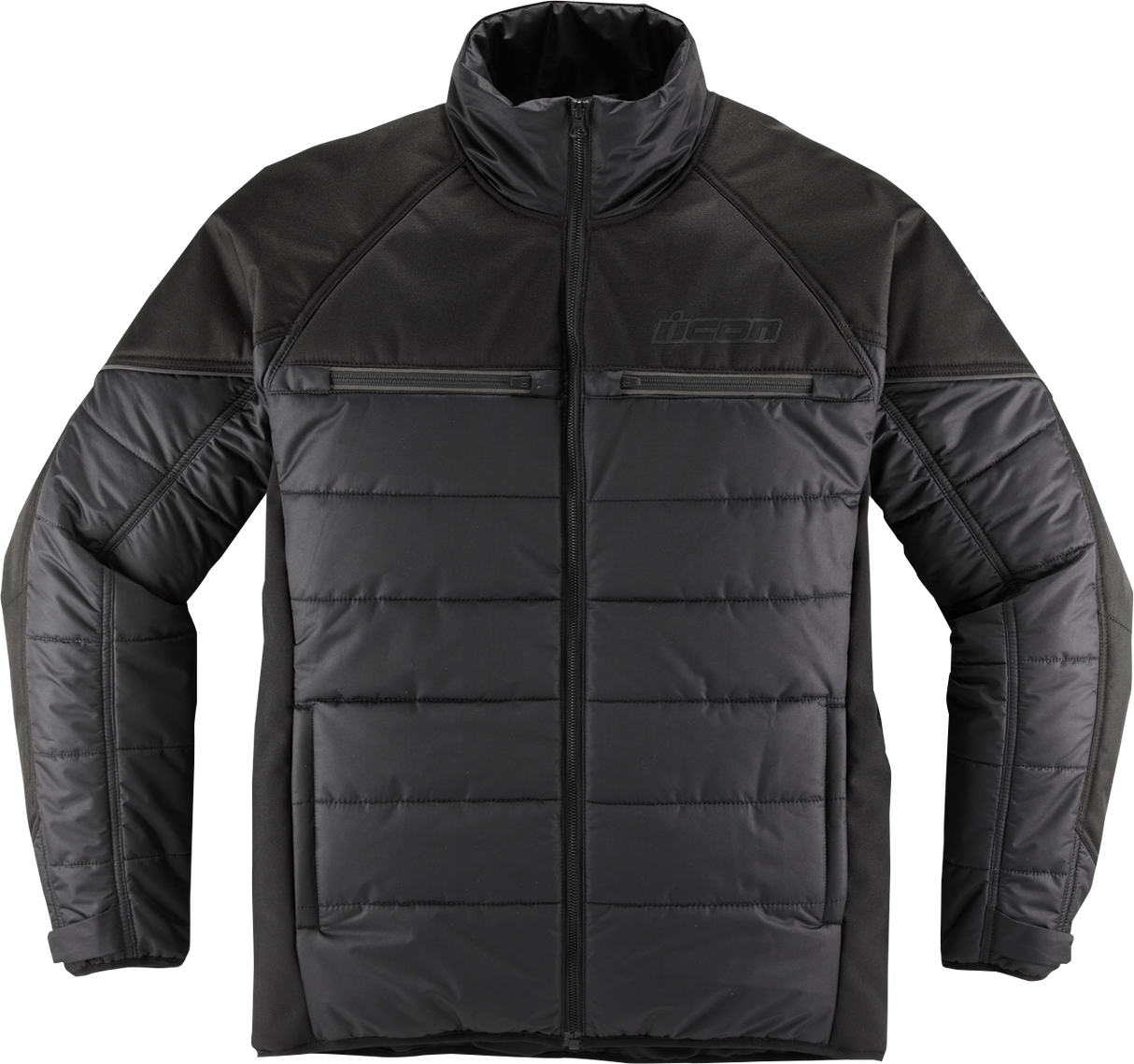 ICON Ghost Puffer Jacket - Black - Large 2820-6192