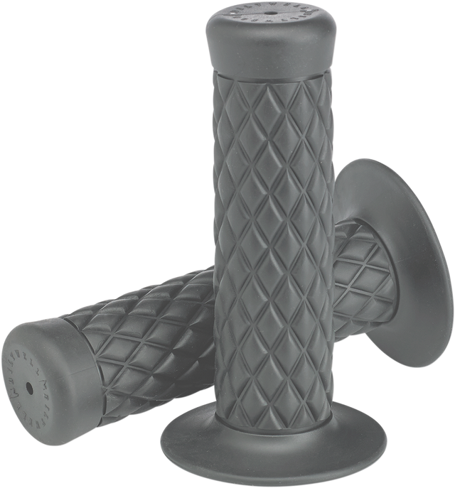BILTWELL Thruster Bar Grips - 1" - Gray 6702-0501