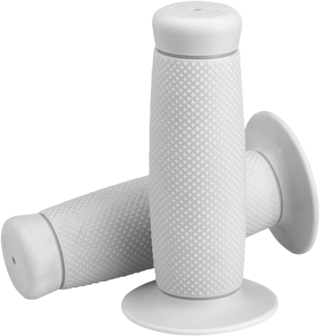 BILTWELL Renegade Bar Grips - 1" - White 6704-0201