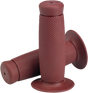 BILTWELL Renegade Bar Grips - 1" - Oxblood 6704-0301