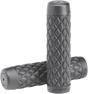 BILTWELL Torker Grips - 1" - Gray 6705-0501