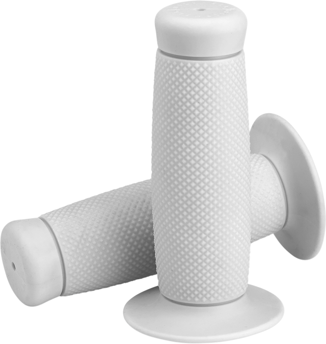 BILTWELL Renegade Bar Grips - 7/8" - White 6704-0278