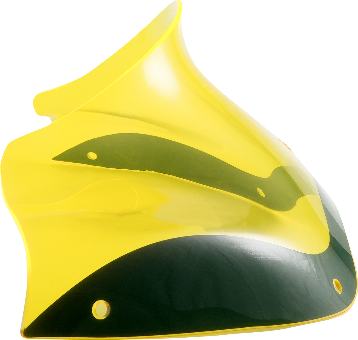 KLOCK WERKS Kolor Flare* Windshield - 8" - Yellow Ice - FLTR KWW-01-0624