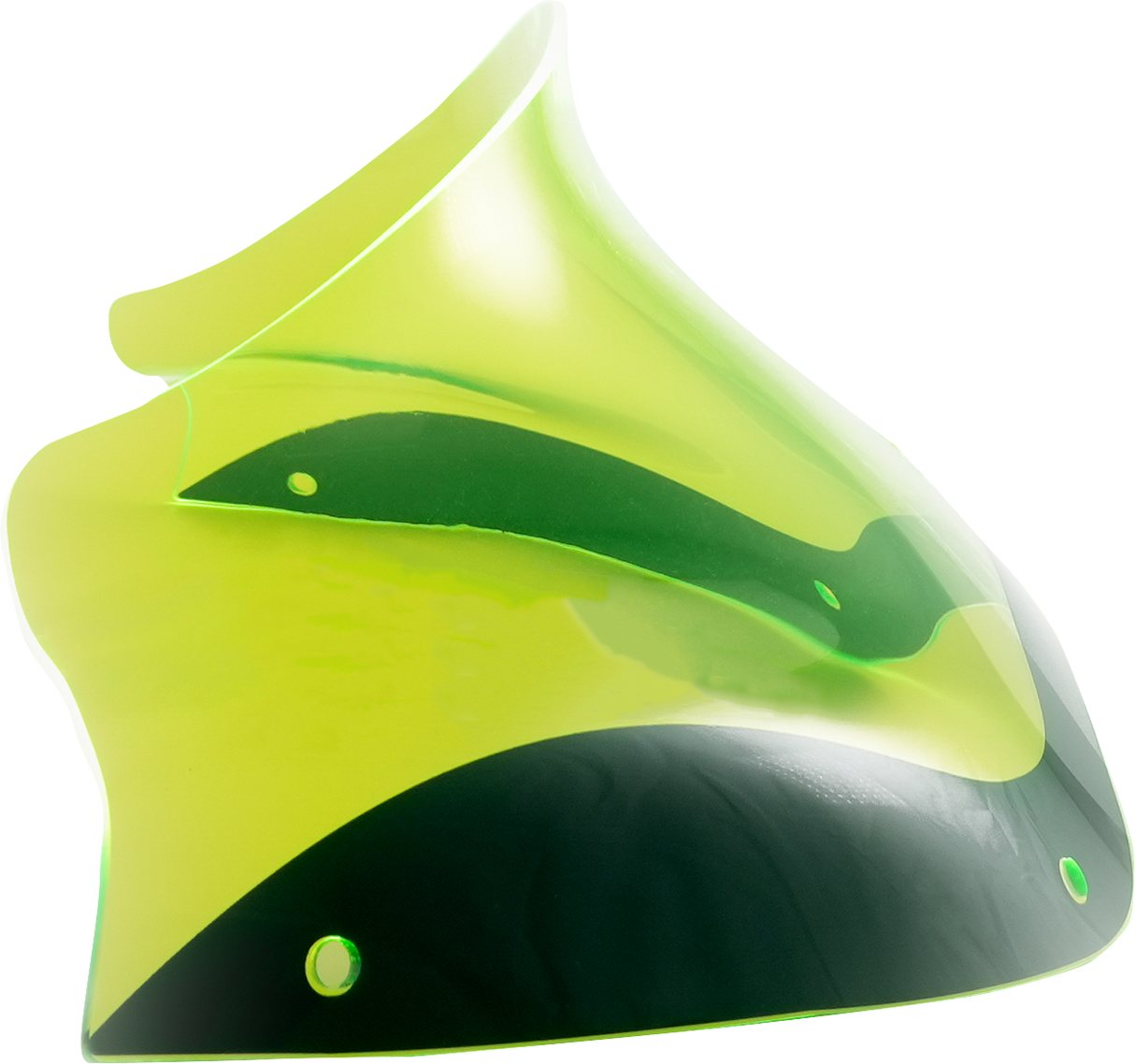 KLOCK WERKS Kolor Flare* Windshield - 8" - Green Ice - FLTR KWW-01-0626